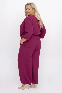 Damskie Polski Śliwkowy Komplet BELUSTO