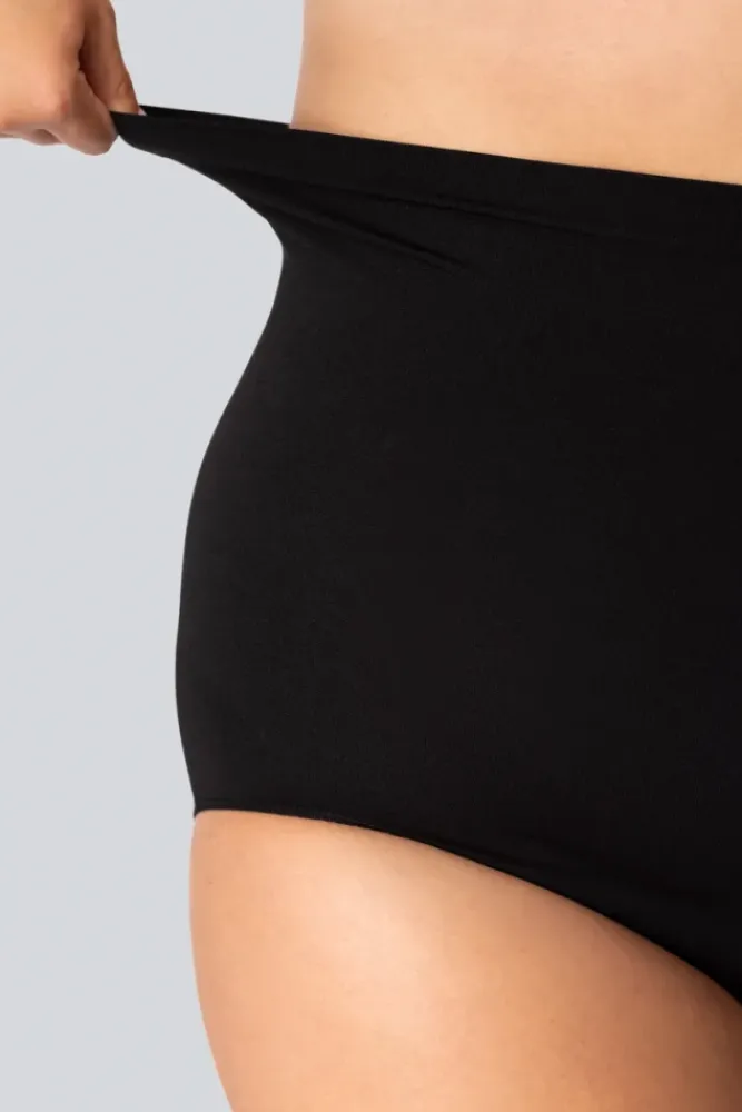 Polski Majtki wyszczuplające HIGH-WAISTED SMOOTHWEAR ONYX