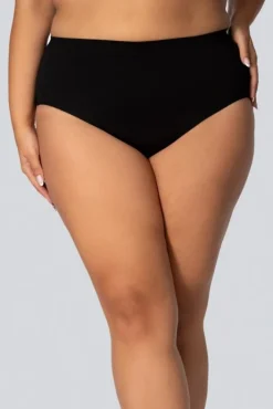 Polski Majtki wyszczuplające MID-WAISTED SMOOTHWEAR ONYX