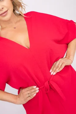 Polski Malinowa Sukienka MICHIGAN