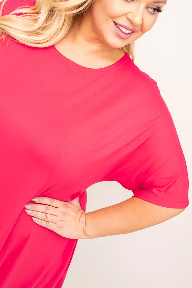 Polski Malinowa Sukienka SPINER