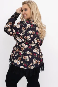 Włoski Marynarka z wiązaniem REYZI Wzór 1