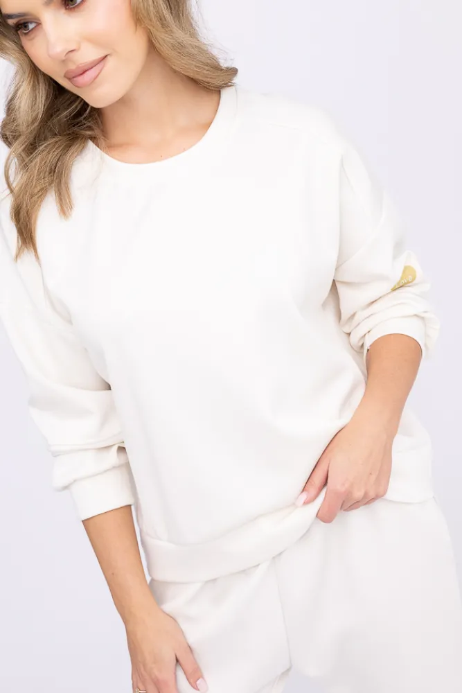 Damskie Włoski Śmietanowy Komplet dresowy REBECA