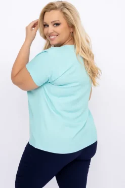 Damskie Polski Miętowa Bluzka ARTEZIO
