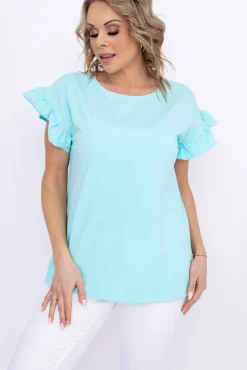 Damskie Polski Miętowa Bluzka BELLO