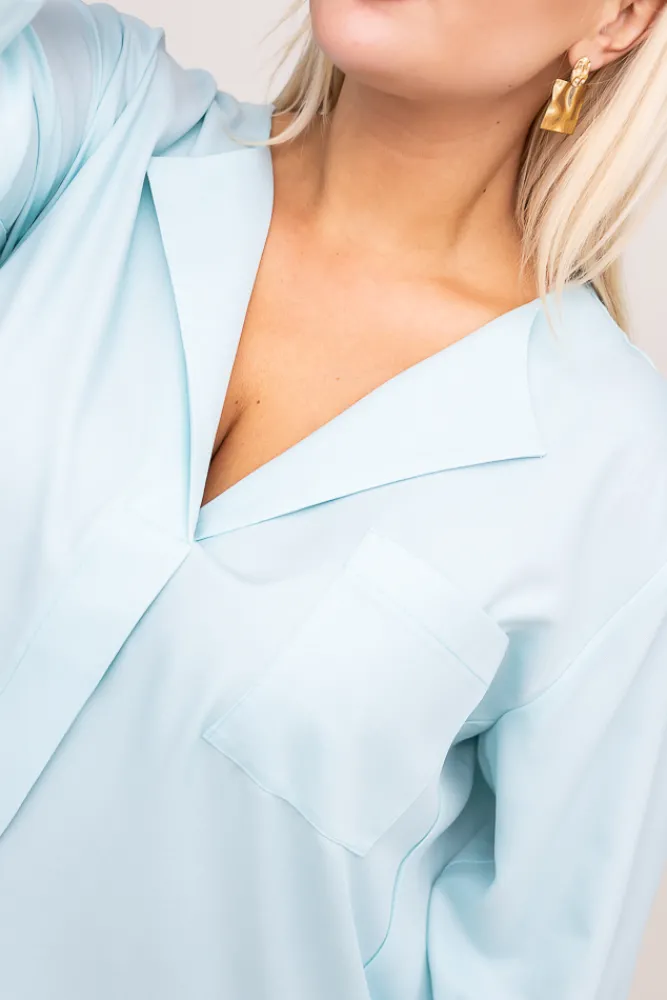 Damskie Polski Miętowa Koszula FOSTI