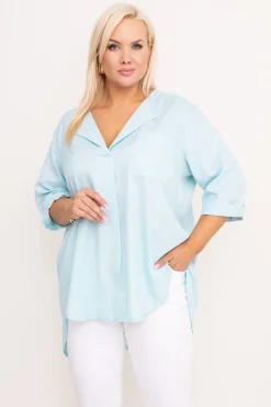 Damskie Polski Miętowa Koszula FOSTI