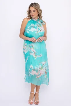 Włoski Miętowa Sukienka LOPEZA