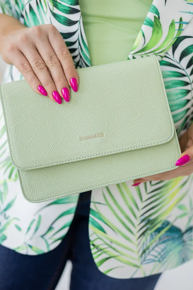 Damskie Miętowa Torebka BRIVI