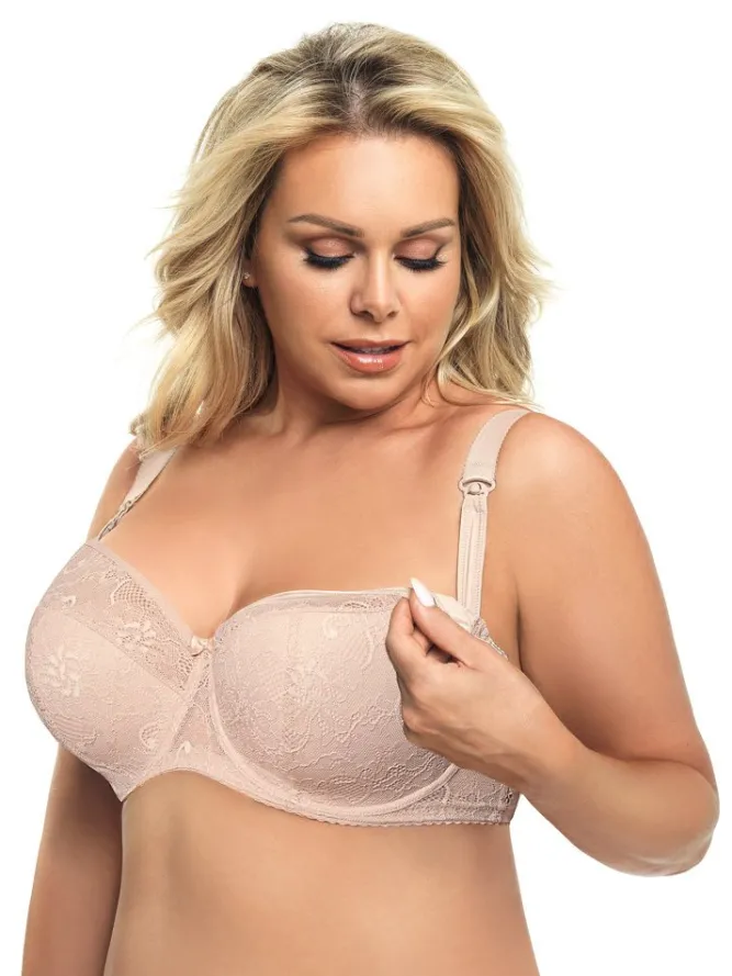 Gorsenia MK14 biustonosz-półusztywniany beżowy MEY