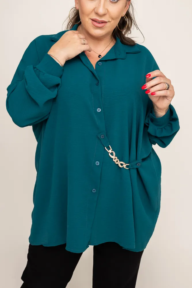 Damskie Włoski Morska Koszula z łańcuszkiem VISTIC