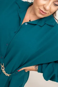 Damskie Włoski Morska Koszula z łańcuszkiem VISTIC