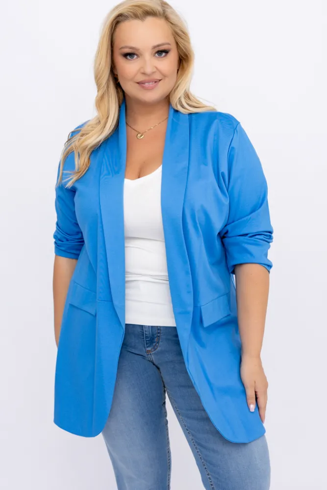 Damskie Polski Niebieska Marynarka CINTA