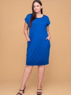 Polski Niebieska Sukienka KAYANO