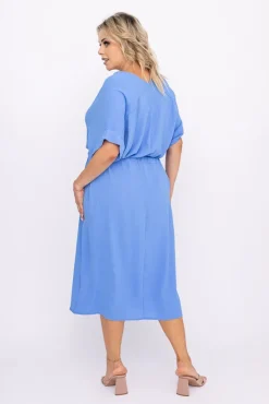 Polski Niebieska Sukienka MICHIGAN