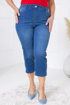 Damskie Polski e Spodnie jeansowe rybaczki RUBI