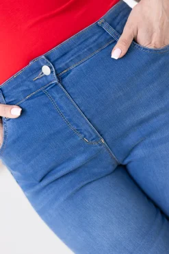 Damskie Polski e Spodnie jeansowe rybaczki RUBI