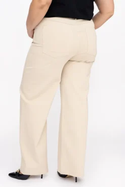 Damskie Włoski Piaskowe Spodnie BENERDI
