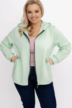 Damskie Włoski Pistacjowa Bluza z kapturem KORDIEN