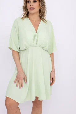 Włoski Pistacjowa Sukienka SENUMI