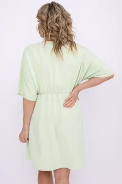 Włoski Pistacjowa Sukienka SENUMI