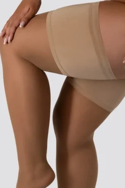 Damskie Polski Pończochy samonośne GRACE 30DEN JASPER