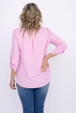 Damskie Polski Pudroworóżowa Koszula MULIEN