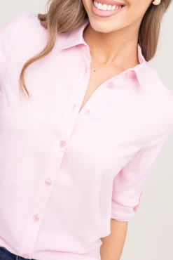 Damskie Polski Pudroworóżowa Koszula TYENA
