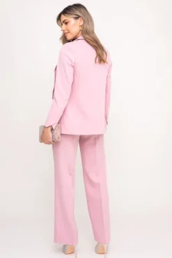 Damskie Polski Pudroworóżowa Marynarka ALCEMI