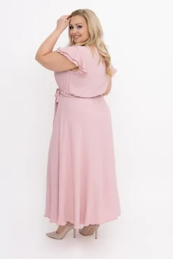 Polski Pudroworóżowa Sukienka BLANCY
