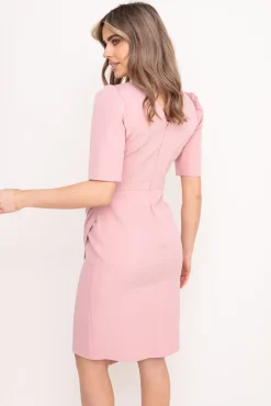 Polski Pudroworóżowa Sukienka MERIVEA