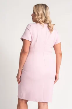 Polski Pudroworóżowa Sukienka PEIROSA