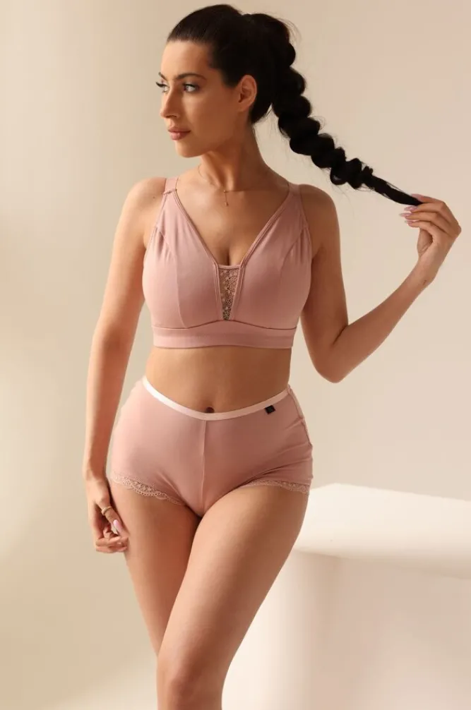 Polski Pudroworóżowe Szorty MARCELLA