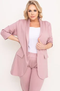 Damskie Polski Pudrowo Garnitur CINTA