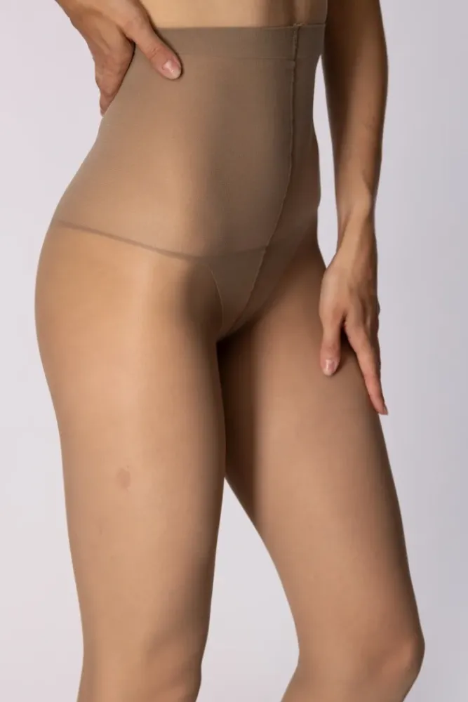 Damskie Polski Rajstopy CONTROL TOP 40DEN VISONE