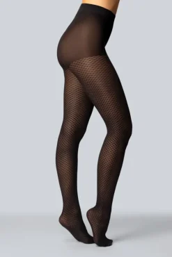 Damskie Polski Rajstopy CRISTALS 50DEN BLACK