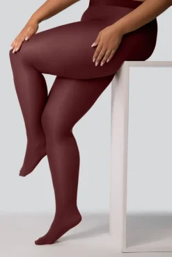 Damskie Polski Rajstopy ELIZABETH 70DEN RED WINE