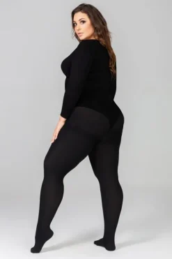 Damskie Polski Rajstopy ELIZABETH I Plus Size