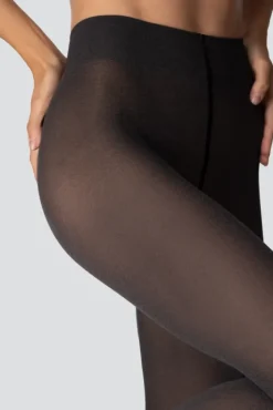 Damskie Polski Rajstopy MELANGE 50DEN BLACK