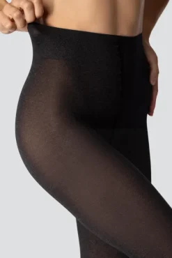 Damskie Polski Rajstopy MELANGE 70DEN BLACK