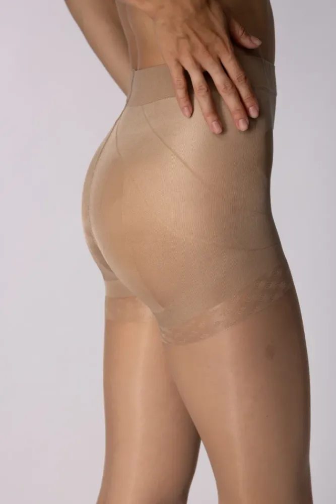 Damskie Polski Rajstopy PUSH-UP 20DEN NATURALE