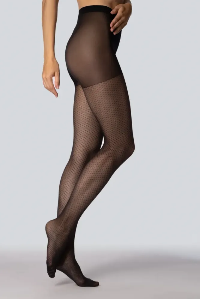 Damskie Polski Rajstopy ROSSI 20DEN NERO