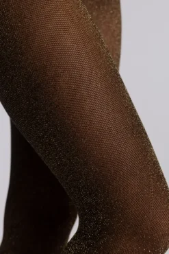 Damskie Polski Rajstopy SHINE 30DEN GOLD