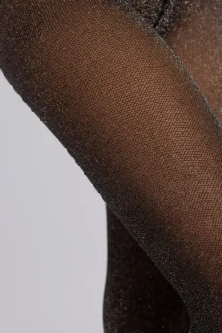 Damskie Polski Rajstopy SHINE 30DEN SILVER