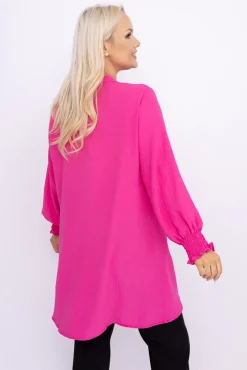 Damskie Włoski Różowa Koszula BENSORI