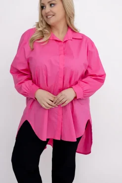 Damskie Włoski Różowa Koszula TENSERI