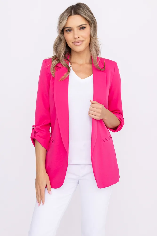 Damskie Polski Różowa Marynarka LOTI