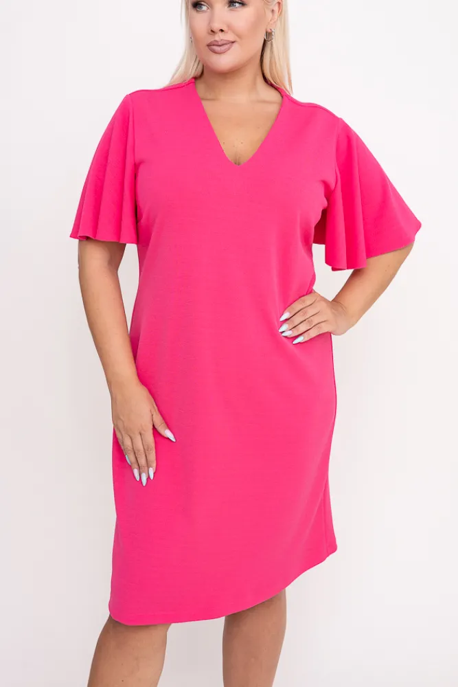 Polski Różowa Sukienka PALOMI