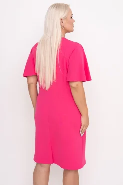 Polski Różowa Sukienka PALOMI