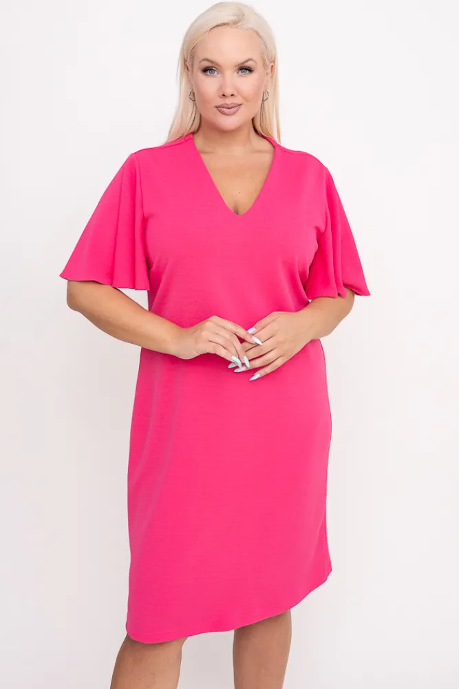 Polski Różowa Sukienka PALOMI